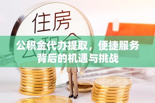 延寿公积金代办提取，便捷服务背后的机遇与挑战