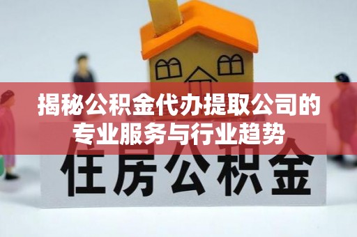 延寿揭秘公积金代办提取公司的专业服务与行业趋势