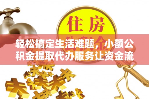 延寿轻松搞定生活难题，小额公积金提取代办服务让资金流动更便捷