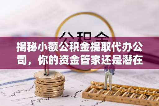 延寿揭秘小额公积金提取代办公司，你的资金管家还是潜在陷阱？