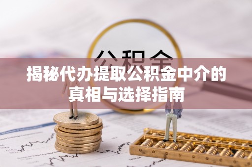 延寿揭秘代办提取公积金中介的真相与选择指南