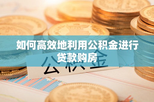 延寿如何高效地利用公积金进行贷款购房